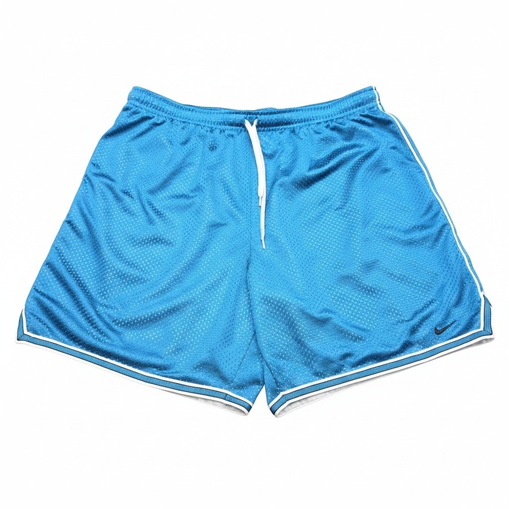 Nike Mesh Athletic Shorts Mens Large Blue Basketball Training Gym Running L‎
